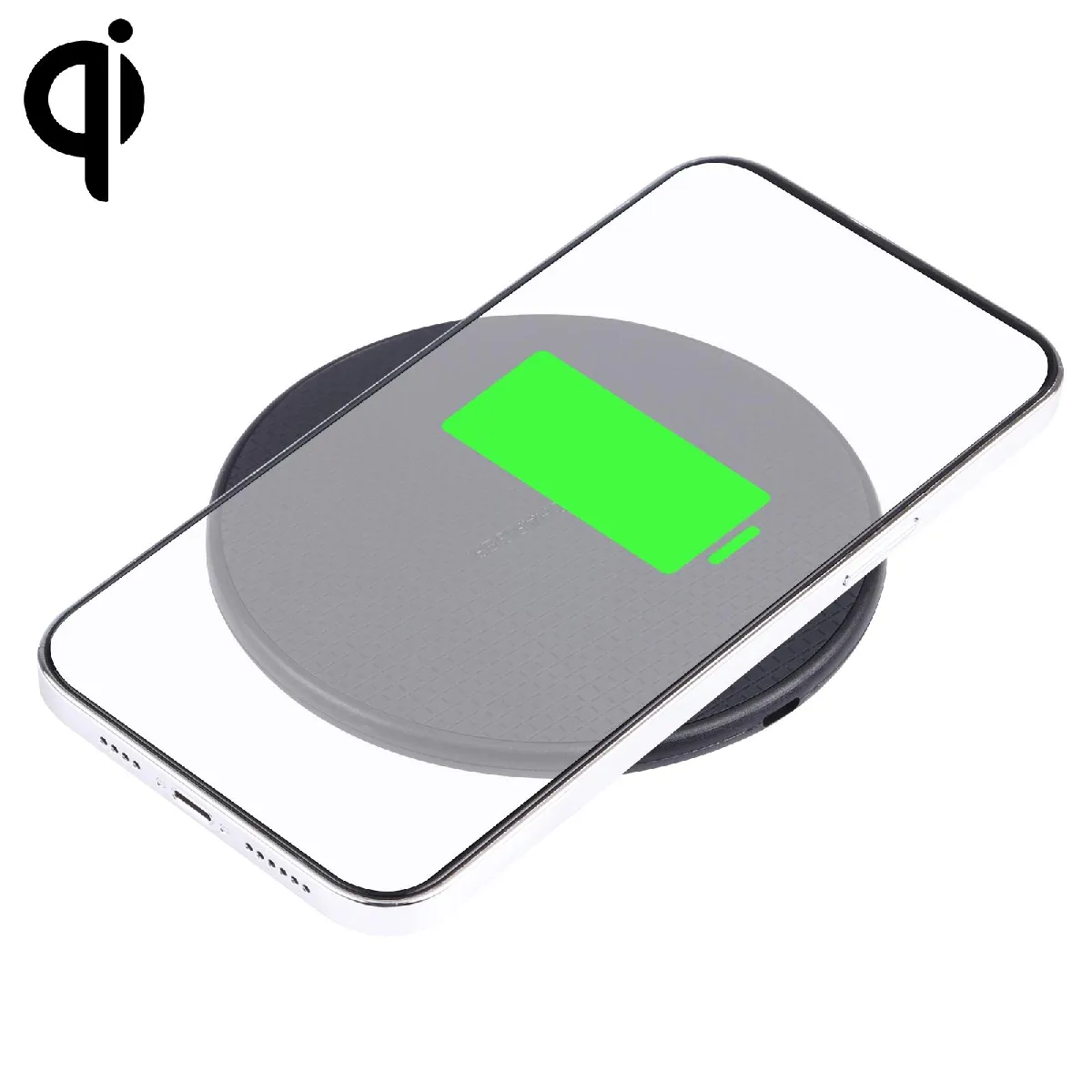Yonis Noir Chargeur Sans Fil Rapide - 10 W