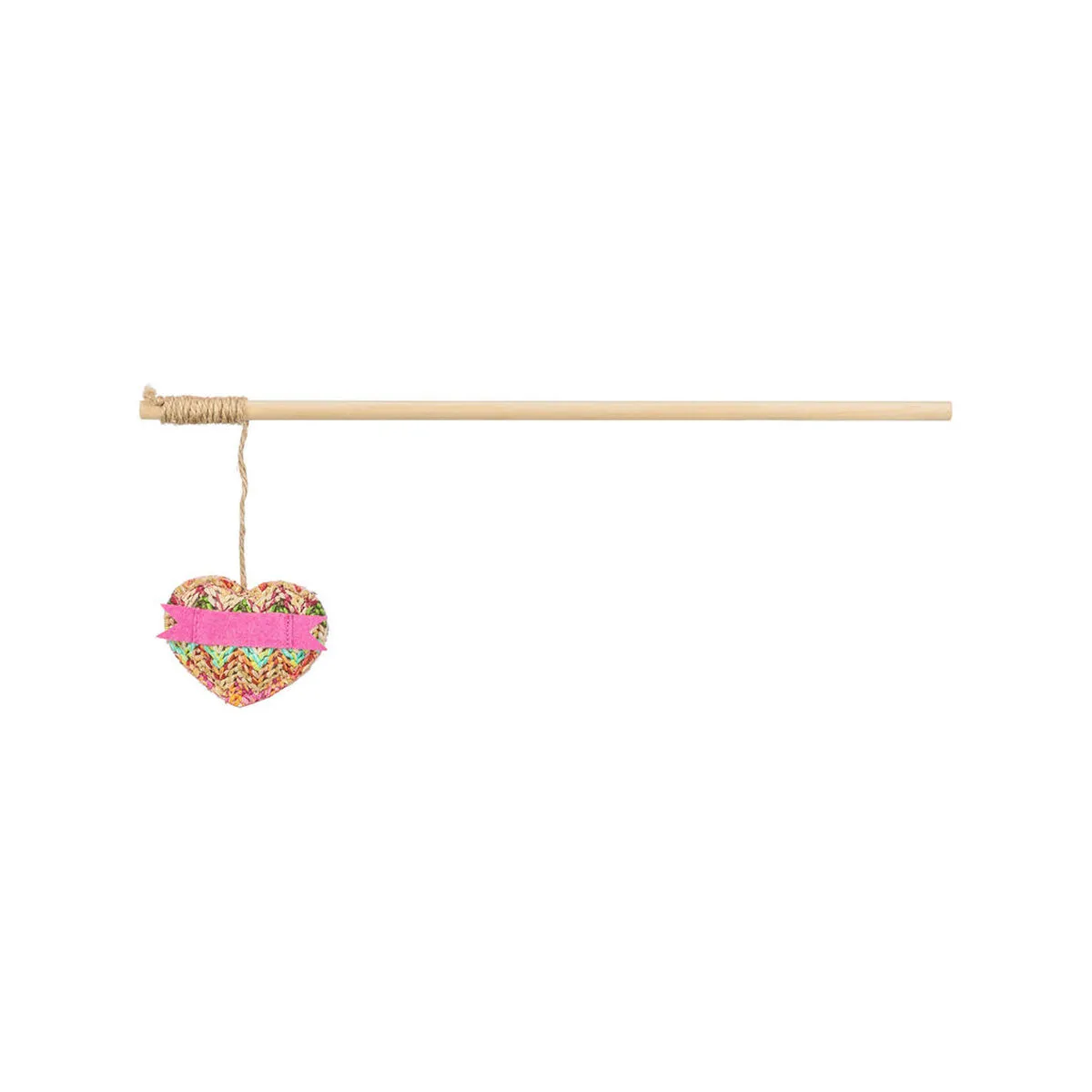 Jouet pour chats Trixie Rose Polyester Bois Coeur