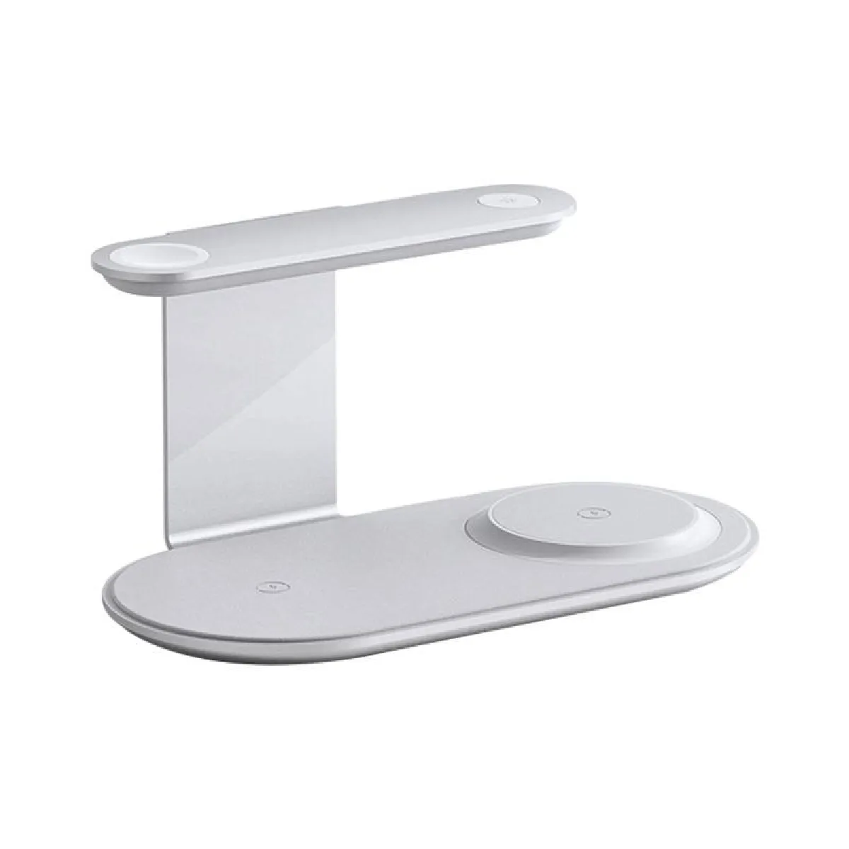Yonis Argent Station De Charge Sans Fil 3 En 1 - 15 W