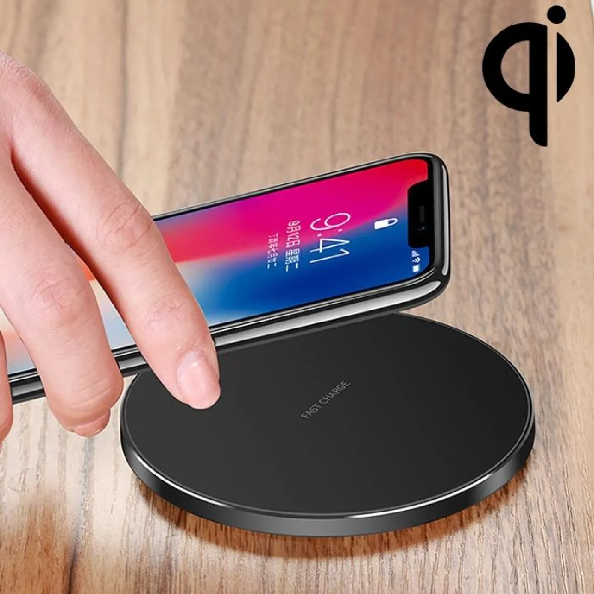Chargeur Sans Fil Ultra Fin En Alliage D'Aluminium Avec Protection Thermique YONIS