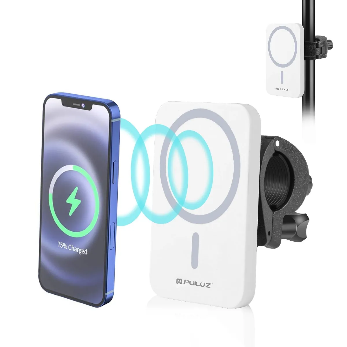 Yonis Blanc Chargeur Sans Fil Magnétique Pour Iphone 12 - 15 W