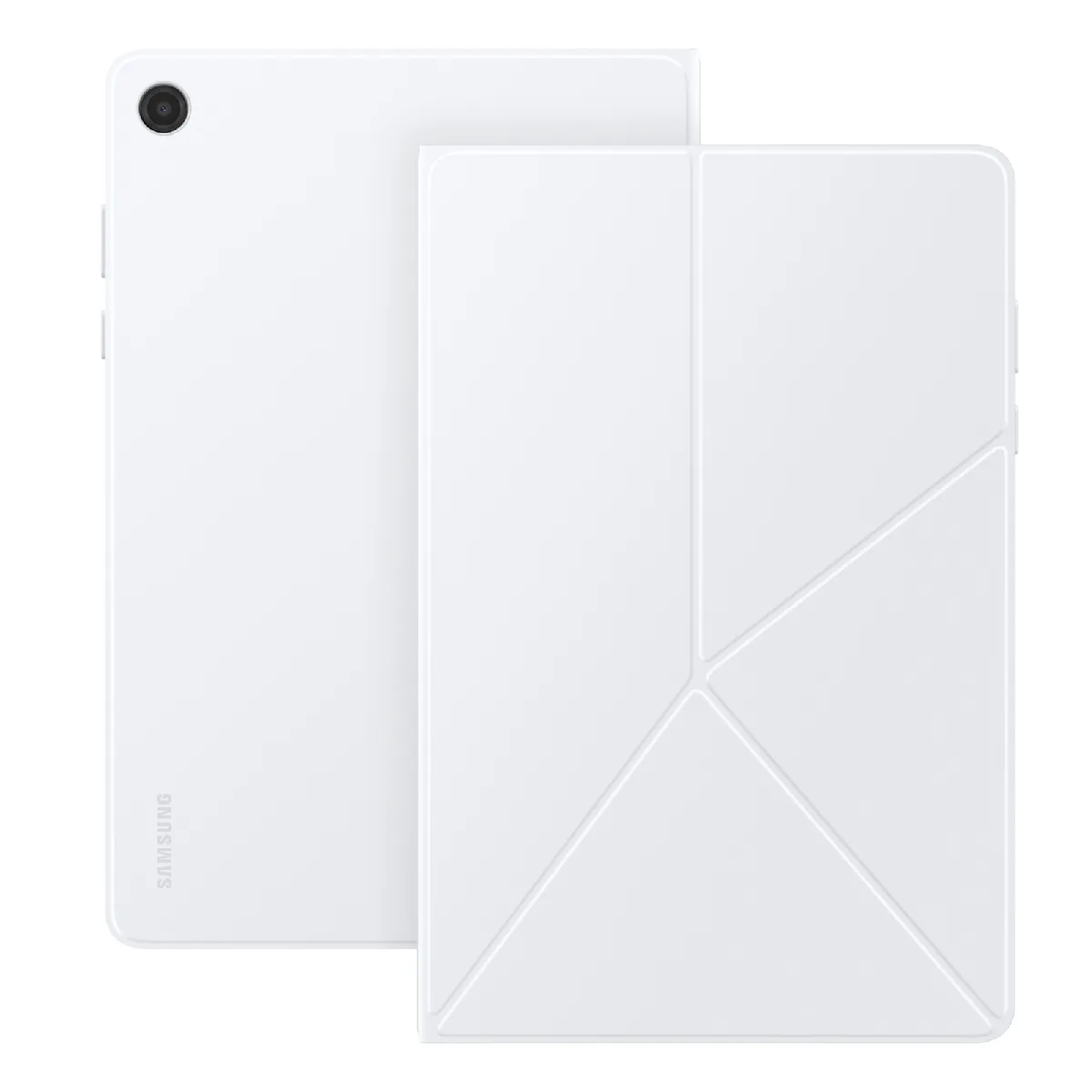 Samsung Étui pour Galaxy Tab A11 Plus Série Book Cover avec Fonction Stand Blanc