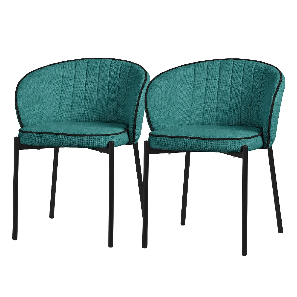 Ml-Design Lot De 2 Chaises De Salle À Manger Chaise Rembourrée Chaise De Cuisine Chaise De