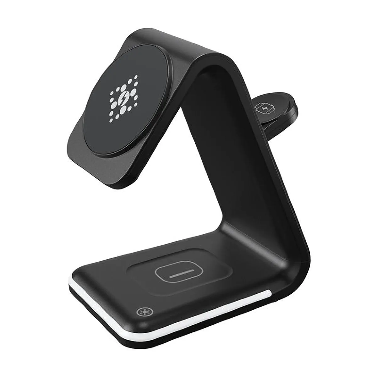 Yonis Station De Charge Sans Fil 3-En-1 Pour Apple - 15 W