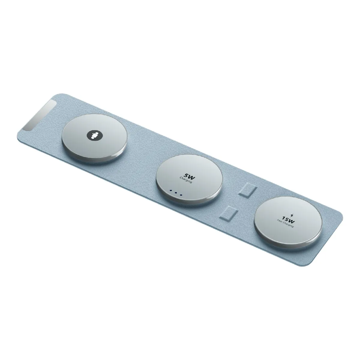 Yonis Bleu Station De Charge Sans Fil Pour Apple Iphone - 15 W