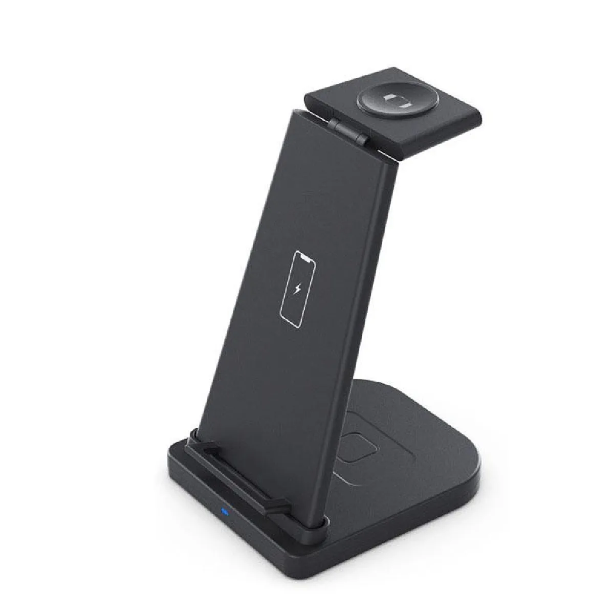 Yonis Noir Chargeur Sans Fil Portable 3 En 1 - 10 W