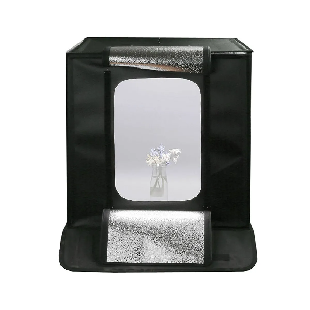 VISICO Tente d'éclairage objets avec rampe 120 Leds 60x60x60 cm - vue 4