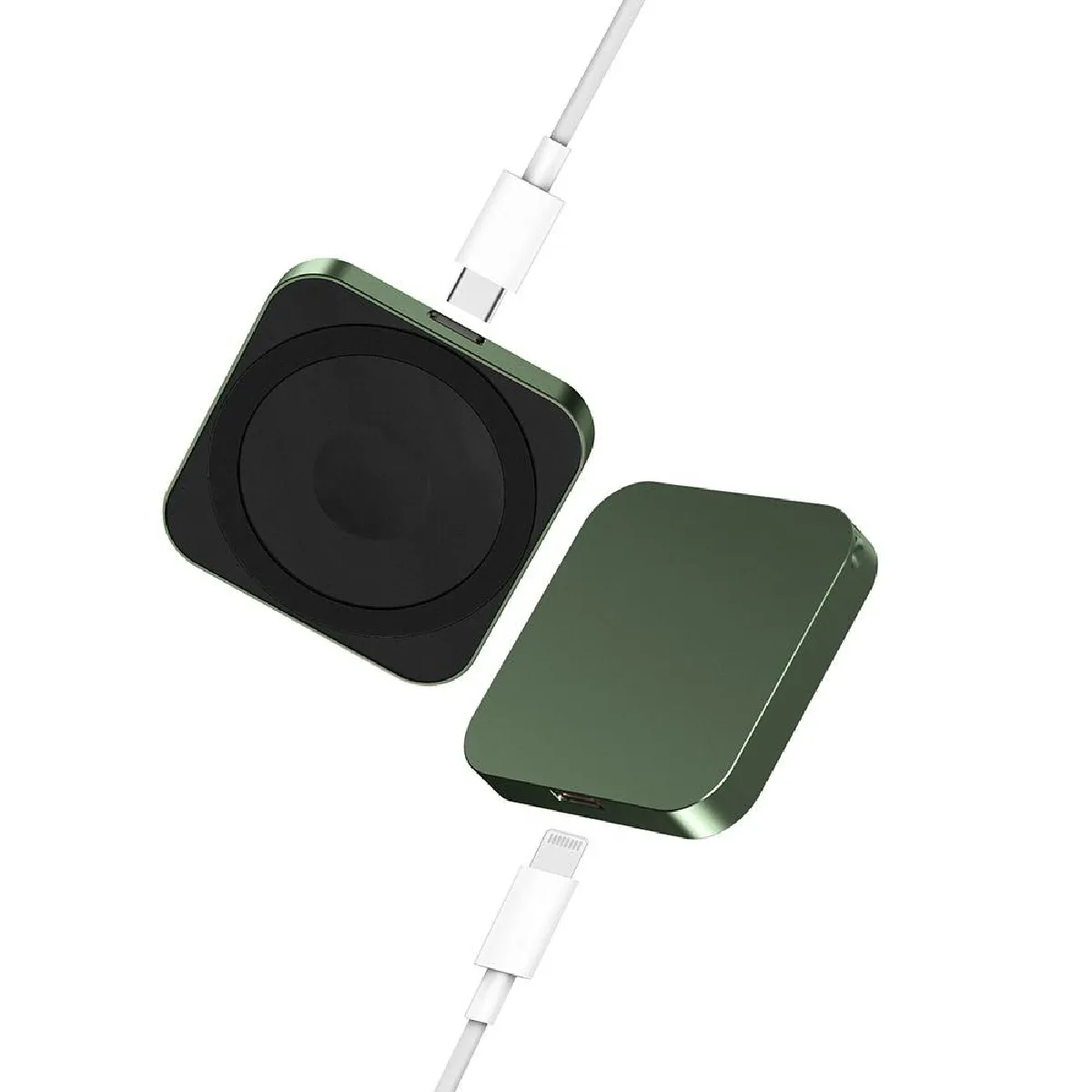 Yonis Vert Chargeur Sans Fil 3 En 1 Pour Iphone - 15 W