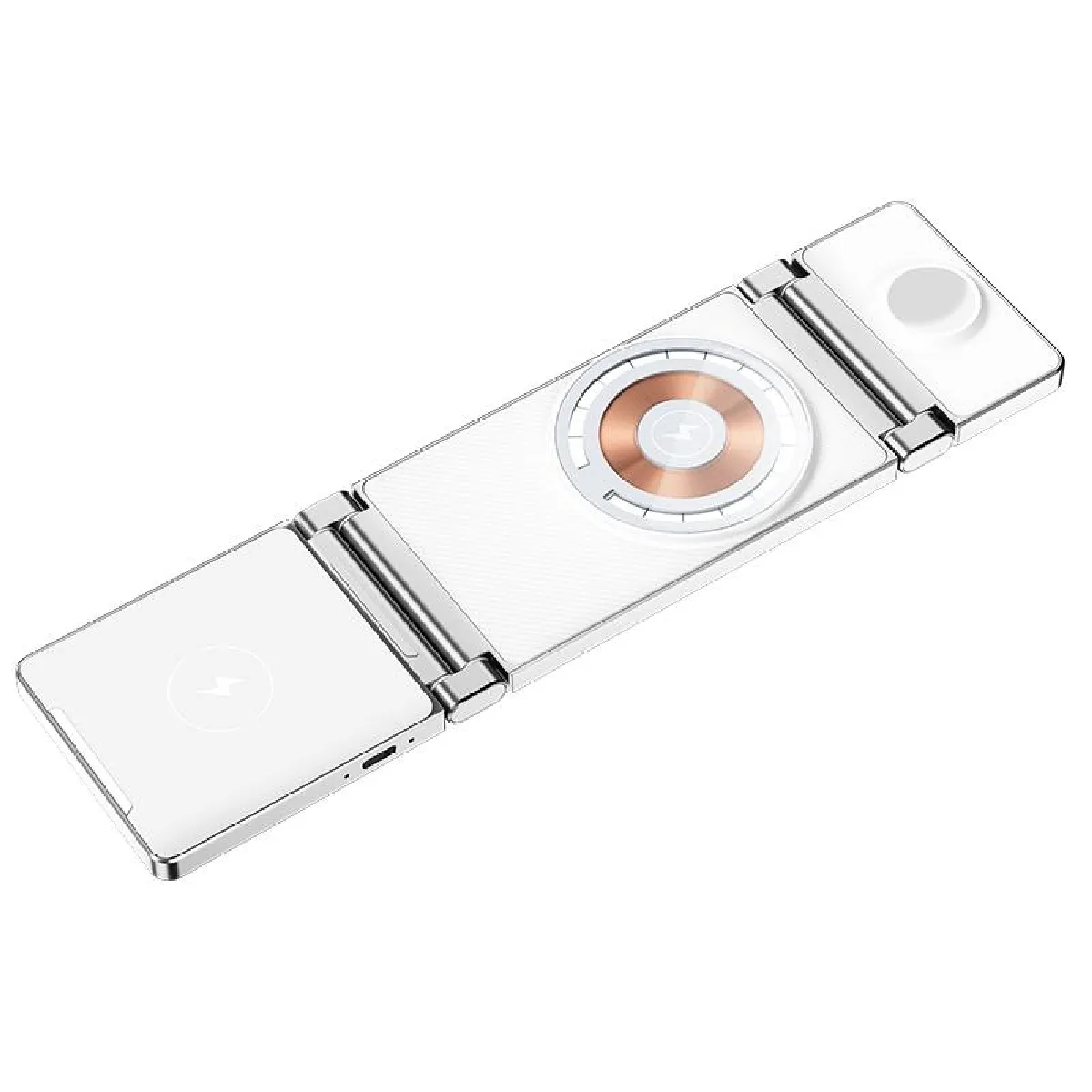 Yonis Station De Charge Sans Fil 4-En-1 Pour Apple Iphone - 15 W