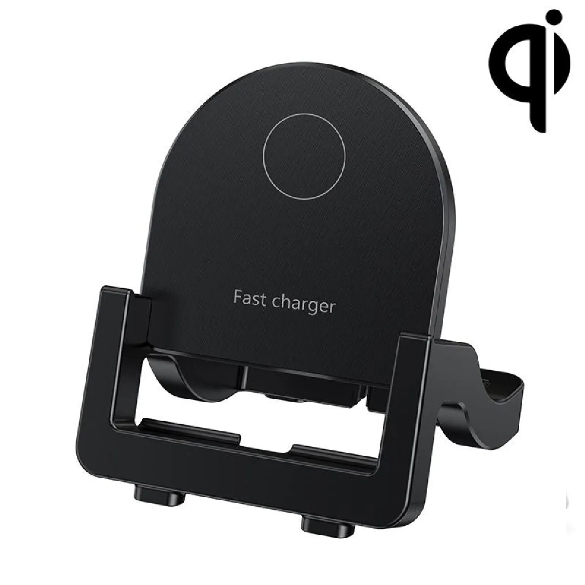 Yonis Noir Chargeur Sans Fil Avec Support - 15 W