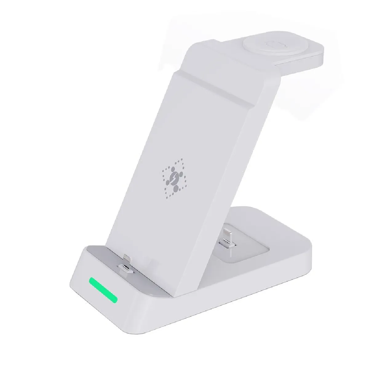 Yonis Blanc Station De Charge Sans Fil 3-En-1 Pour Iphone - 3 W