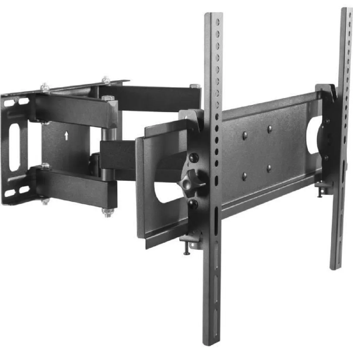 Stellseries Noir Support Mobile Téléviseur