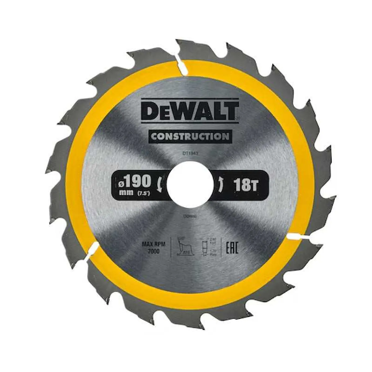 Dewalt Lame De Scie Circulaire - 190 Mm