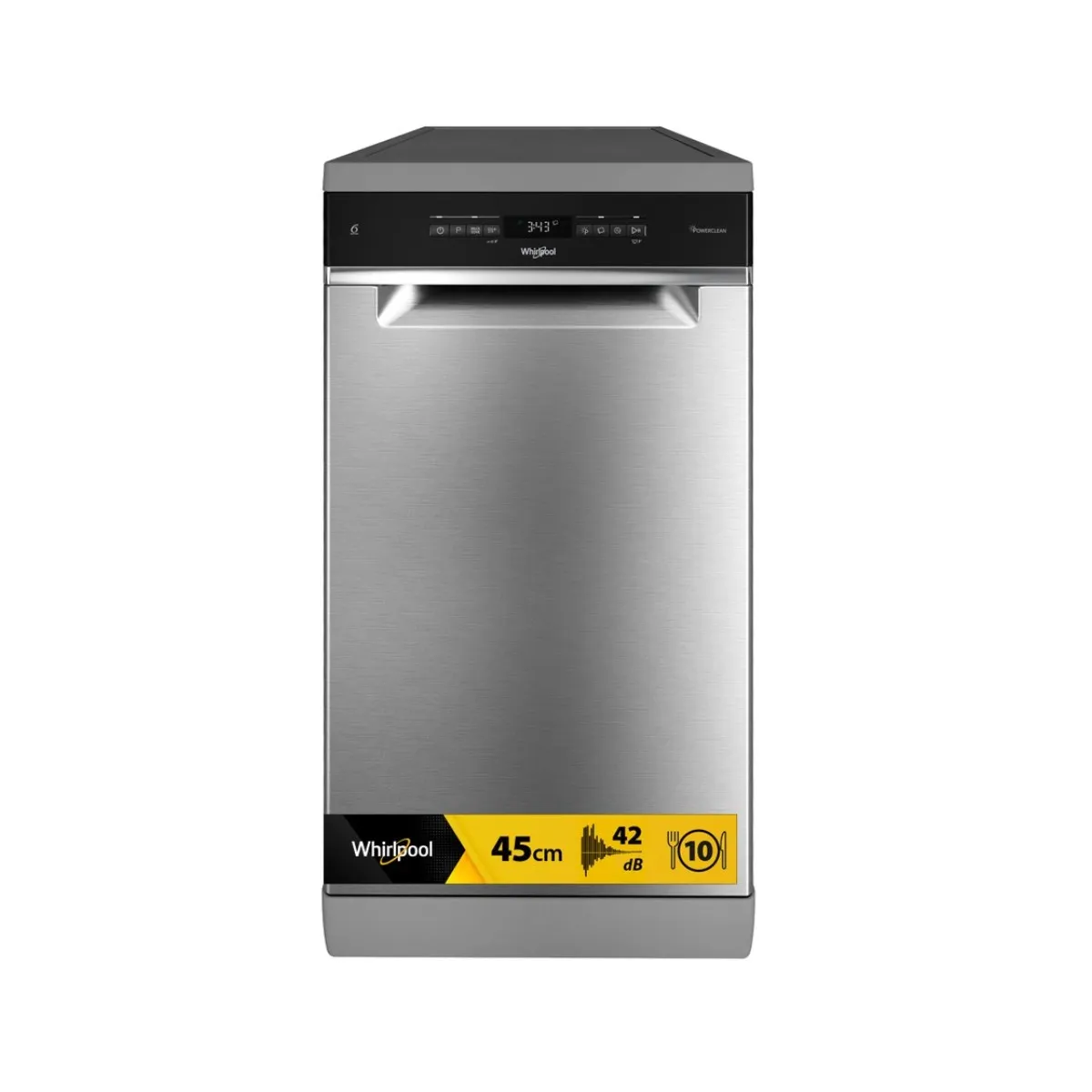 Lave-Vaisselle WHIRLPOOL WH6FB10BS7A0X – 10 Couverts, 42 dB, 9 Programmes - vue 2