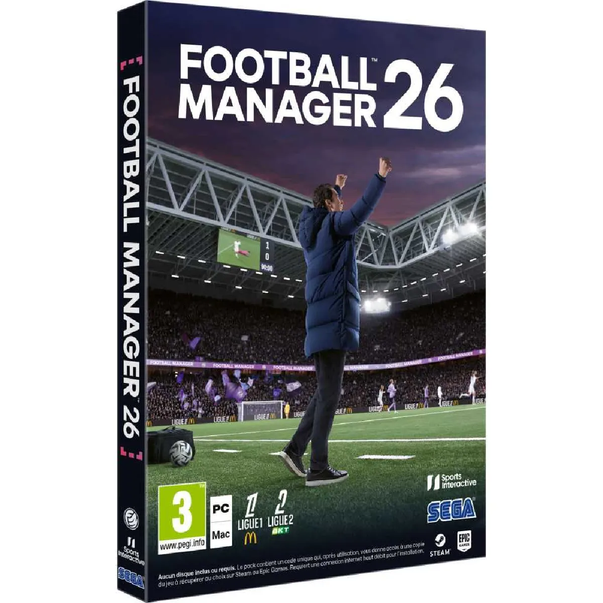 Football Manager 26 Jeu PC Code in a Box - vue 8