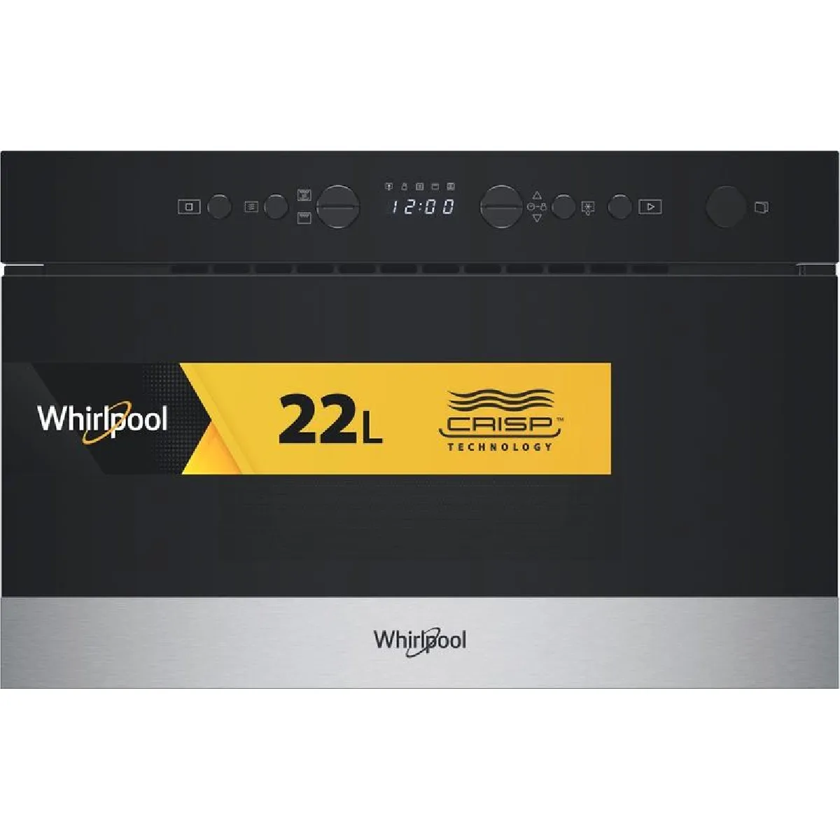 Micro-ondes Encastrable Whirlpool WM22574BXF – 22L, 750W, Gril Quartz, Technologie Crisp - vue 7