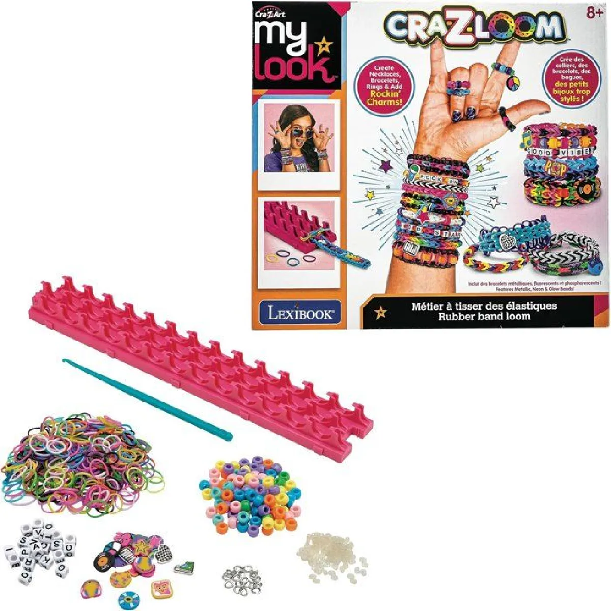 CRLOOM6 Kit bracelets élastiques Rock 'n' roll - vue 4