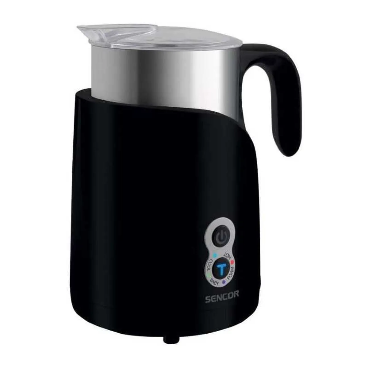 SENCOR SMF 4000BK Mousseur &agrave; lait induction 4 modes 650W 150/300 ml noir