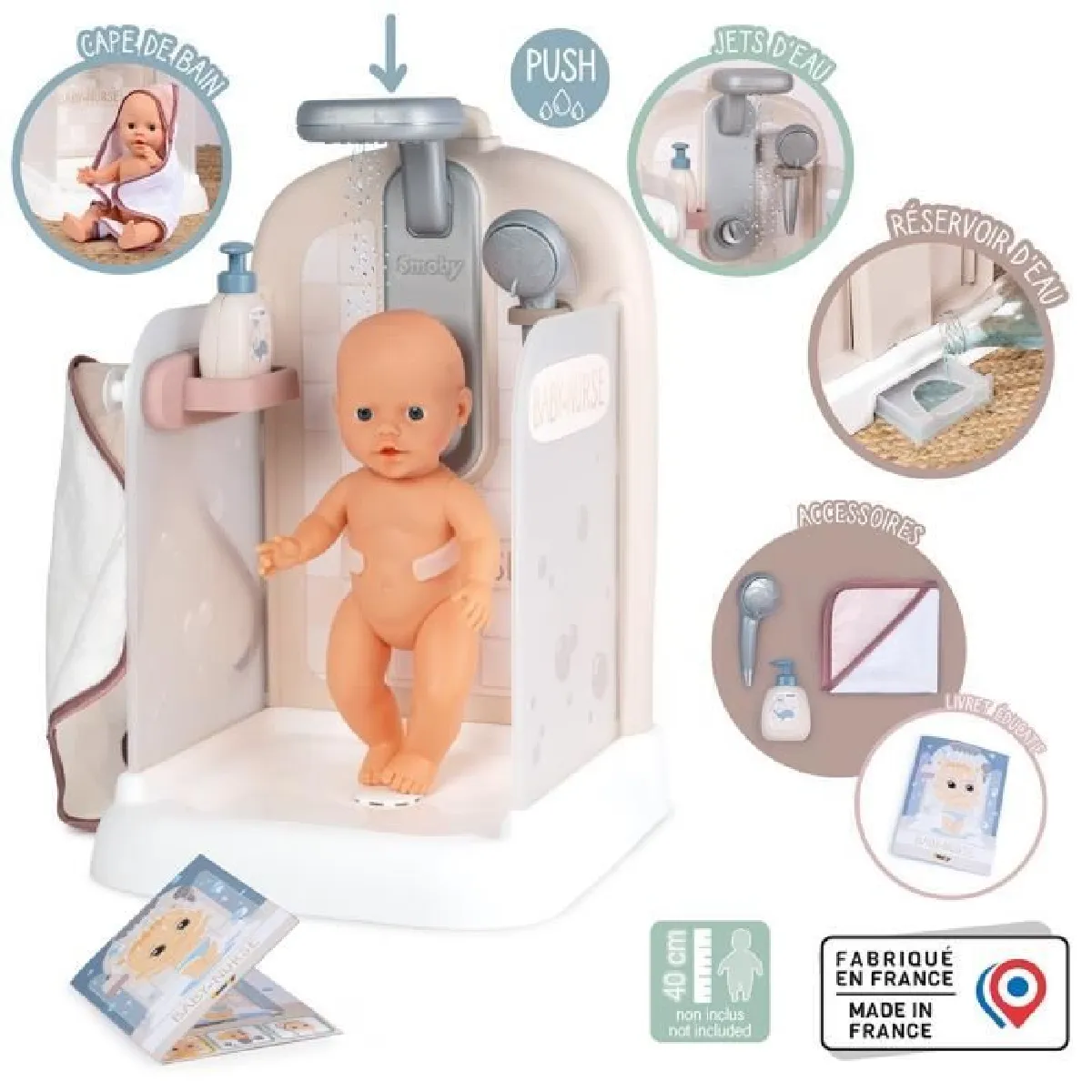 Smoby Baby Nurse douche poupée