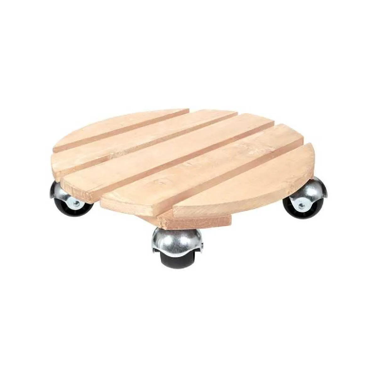Louis Moulin Roule-plante en bois rond brut ""Basics "" 37,5 cm