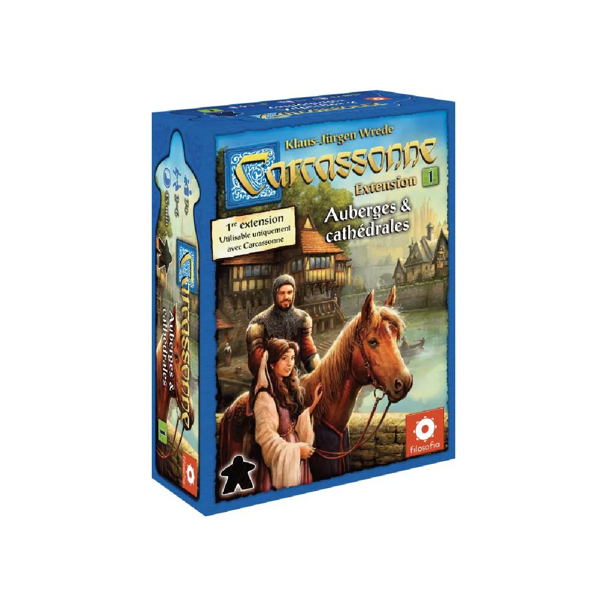 Asmodée Carcassonne extension Auberges & Cathédrales