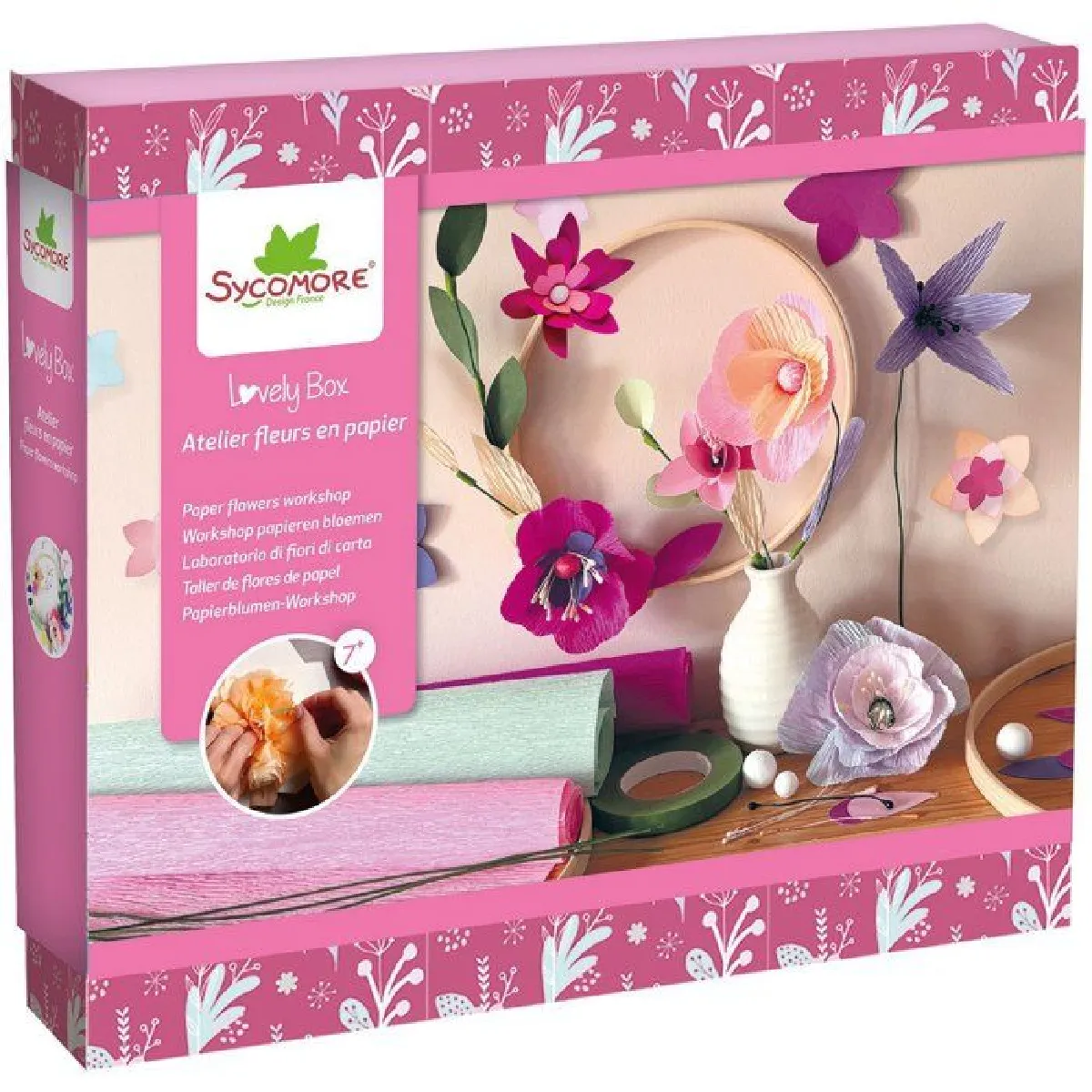 Sycomore Jeu Créatif Atelier Fleurs En Papier - Image 3