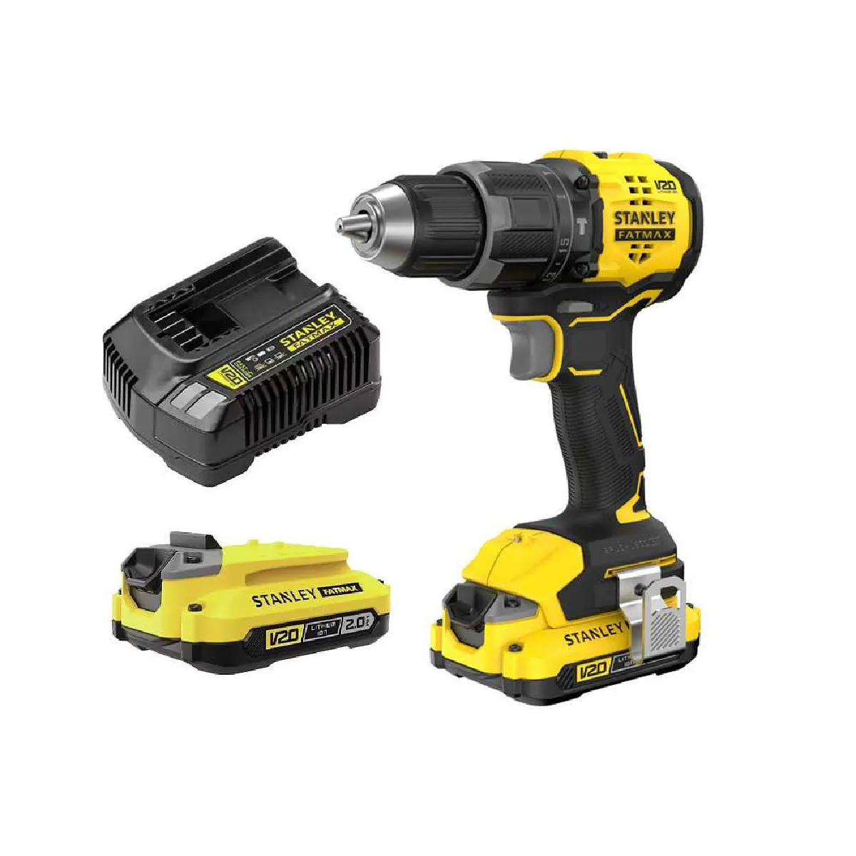 SFMCD716D2T QW Perceuse visseuse à percussion 18V Brushless 2x2Ah - vue 1