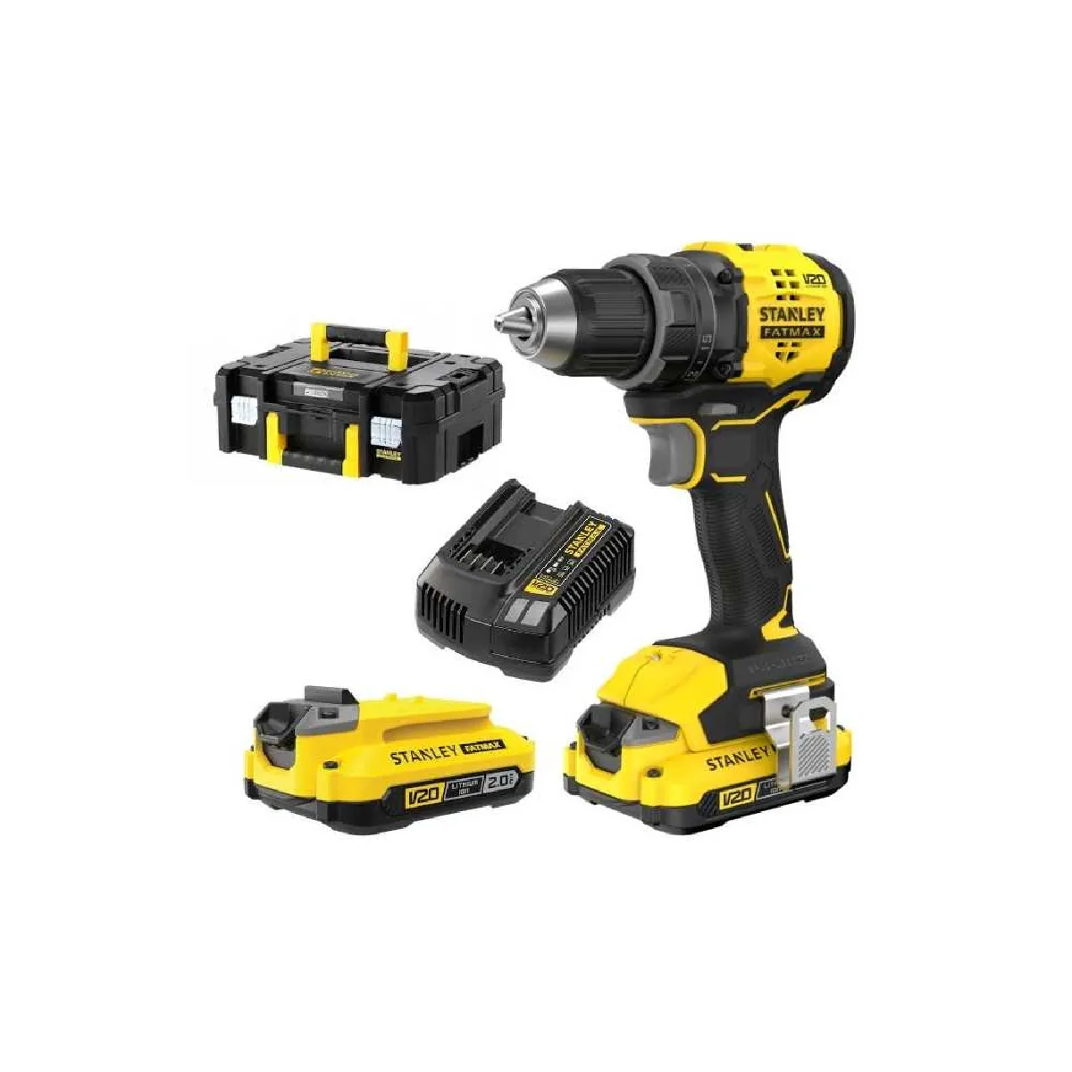 SFMCD714D2T QW Perceuse visseuse 18V 2x2 0Ah Brushless 50 60Nm