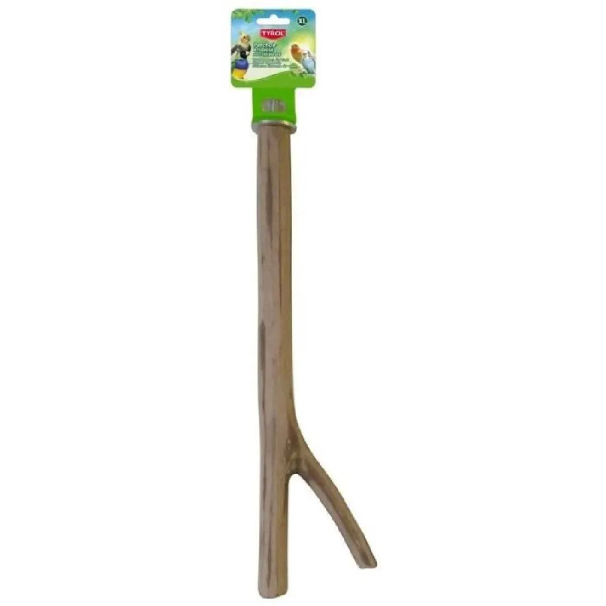 Accessoire oiseau - TYROL - Perchoir branche - Taille S 20cm - Bois naturel