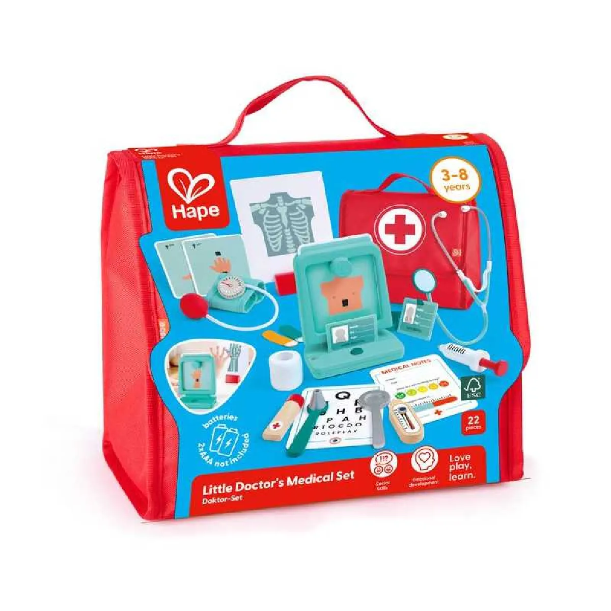 Hape Multicolore Jeu D'imitation Kit Du Petit Docteur - Image 2
