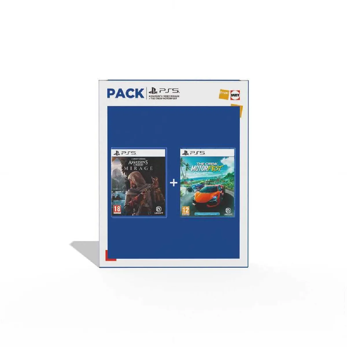 Pack PS5 Ubisoft The Crew Motorfest + Assassins Creed Mirage édition physique - vue 2
