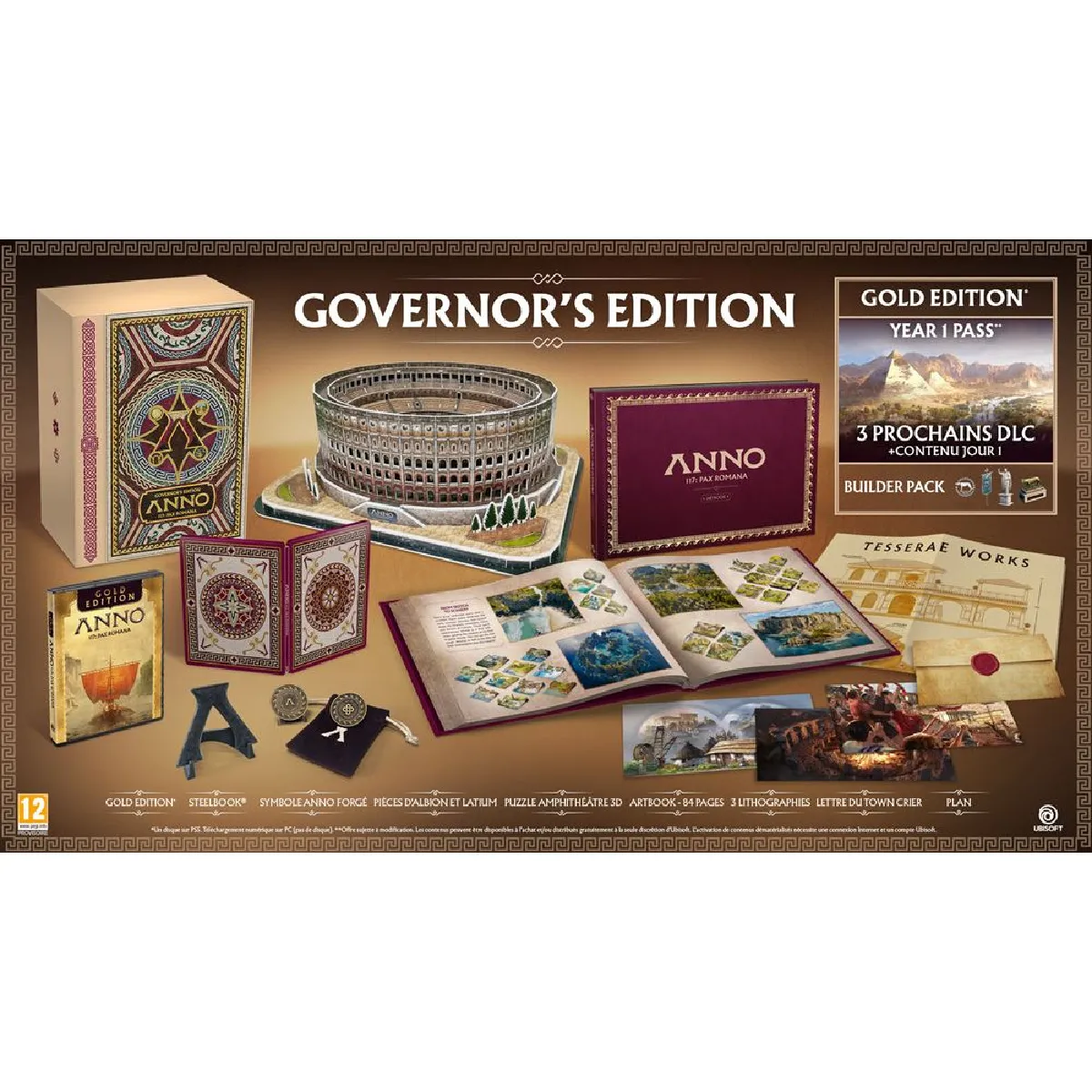 Anno 117 Pax Romana Governor's Edition PS5 Édition Collector