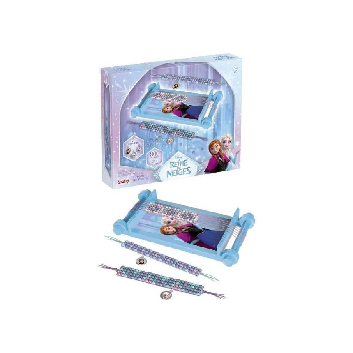 Lansay 88246 Métier À Tisser La Reine Des Neiges Kit Bracelets Pastel