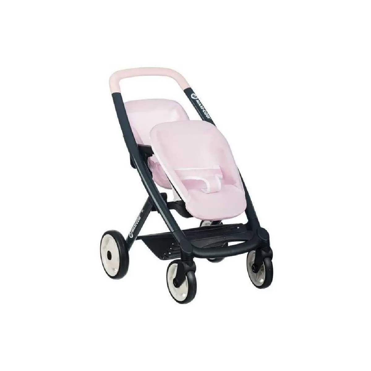 Maxi-Cosi Poussette jumeaux Rose pour poupons 42 cm