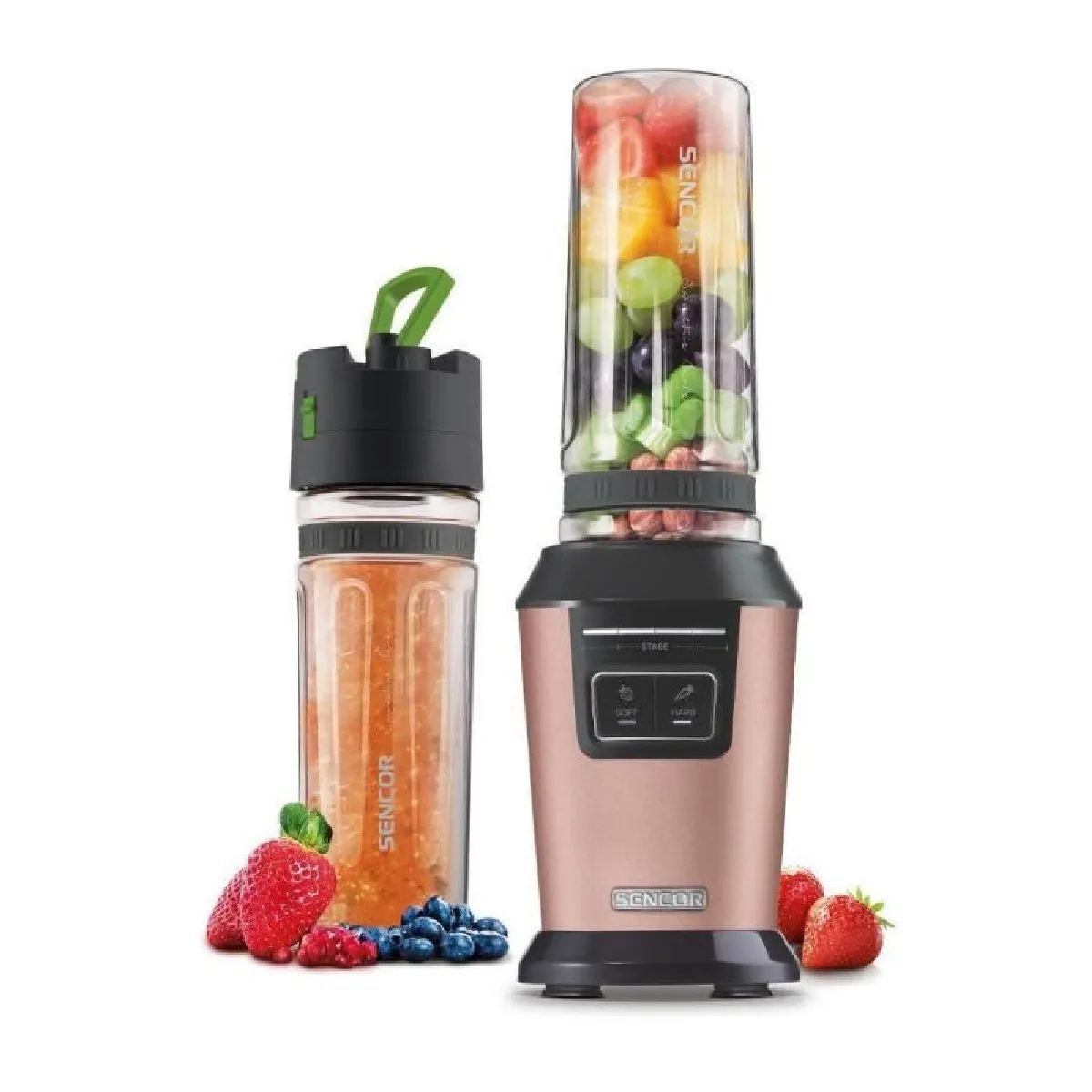 Sencor Rose Sbl 7175Rs Blender Personnel / Smoothie Maker Portable 0,6 L Gold