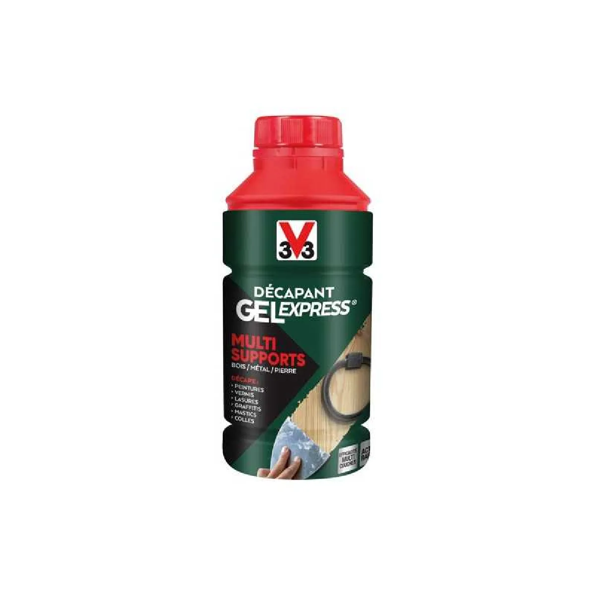 Non Communiqué Décapant Multisupport V33 Gel Express, 0.5 L - Image 3