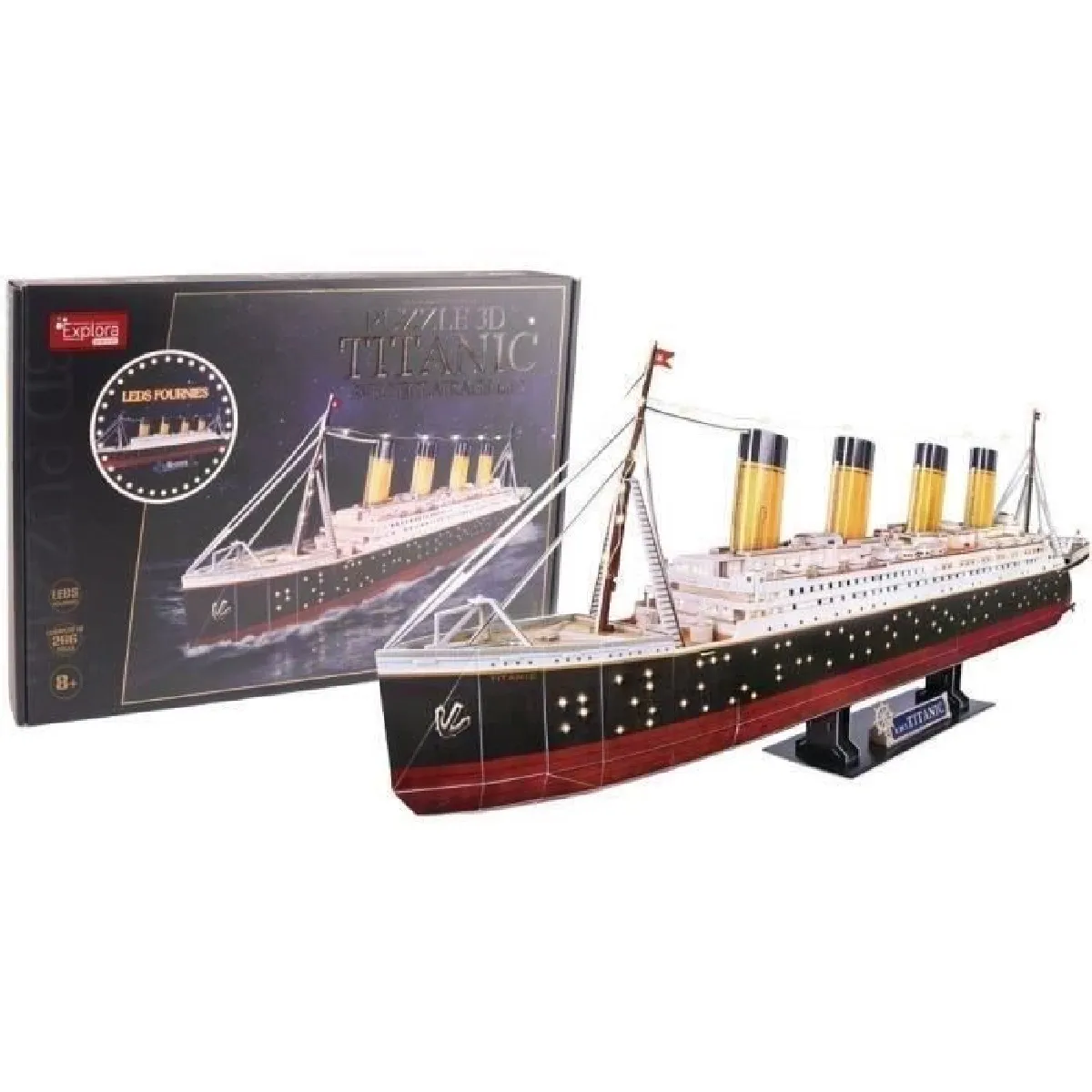 Explora Puzzle 3D Titanic Lumineux - 266 Pièces