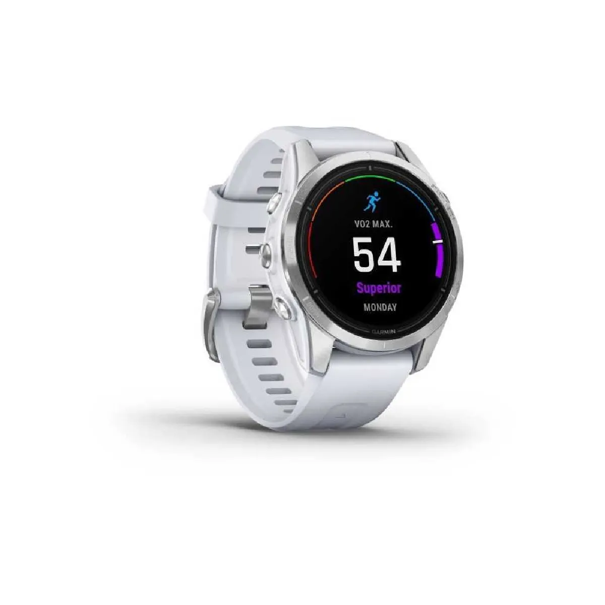 Epix Pro (Gen 2) 42 mm Montre 1,2 AMOLED 32 Go argent/blanc