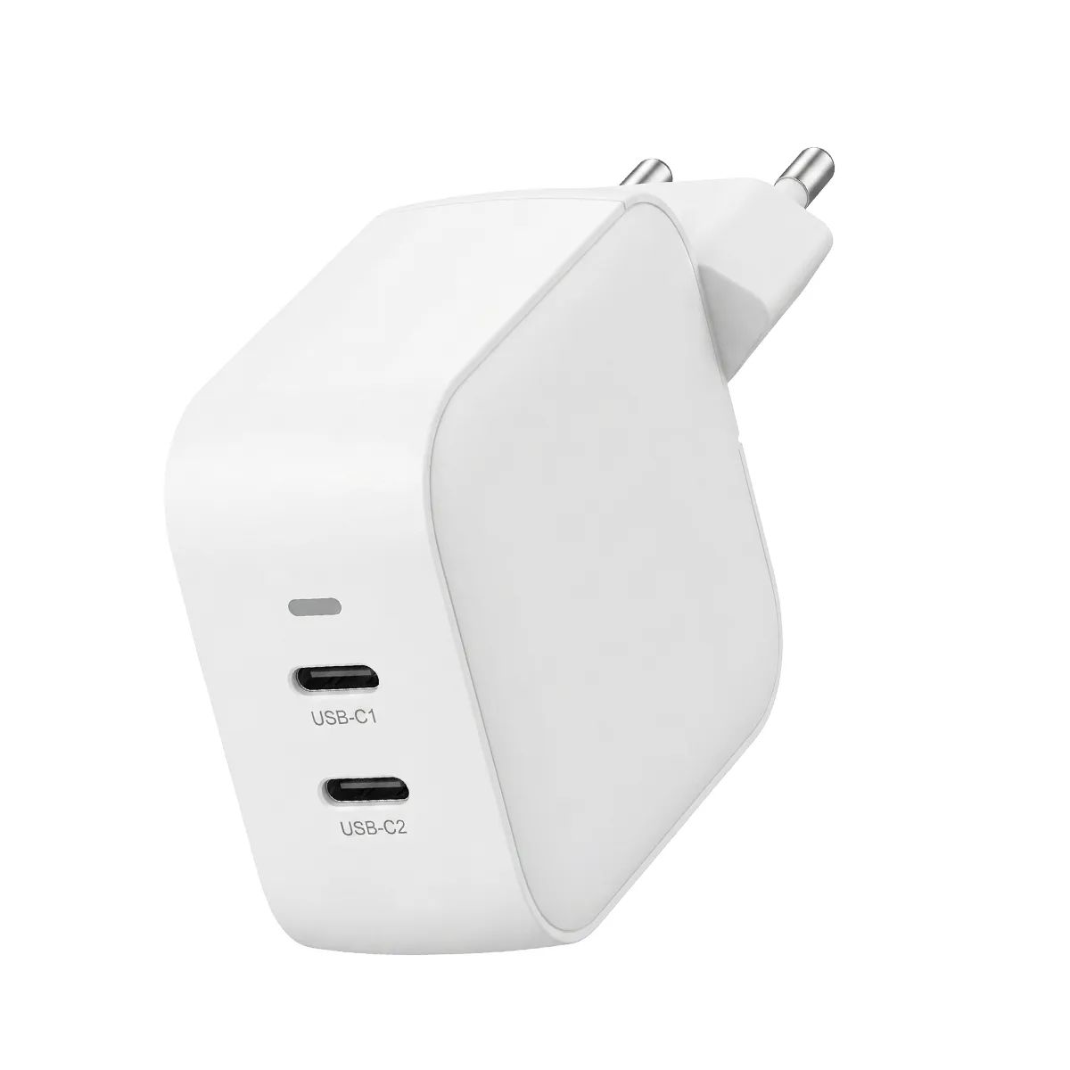 Nedis Blanc Chargeur Secteur Gan 45W 2 Ports Usb-C Power Delivery 3.0
