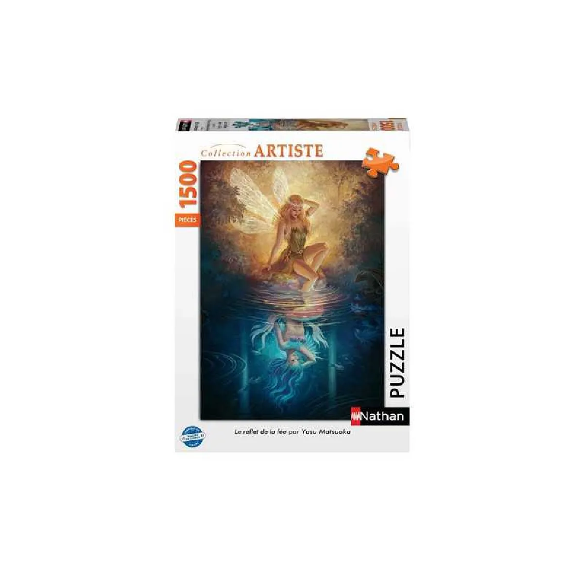 12000934 Puzzle 1500 pièces adulte portrait Le reflet de la fée