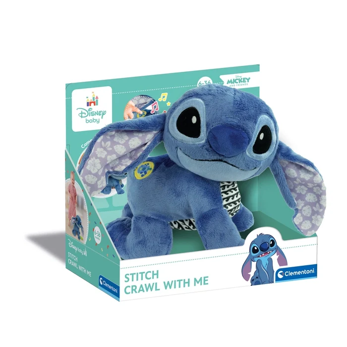 Clementoni Multicolore Peluche Interactive Stitch, Marche Avec Moi - Image 3