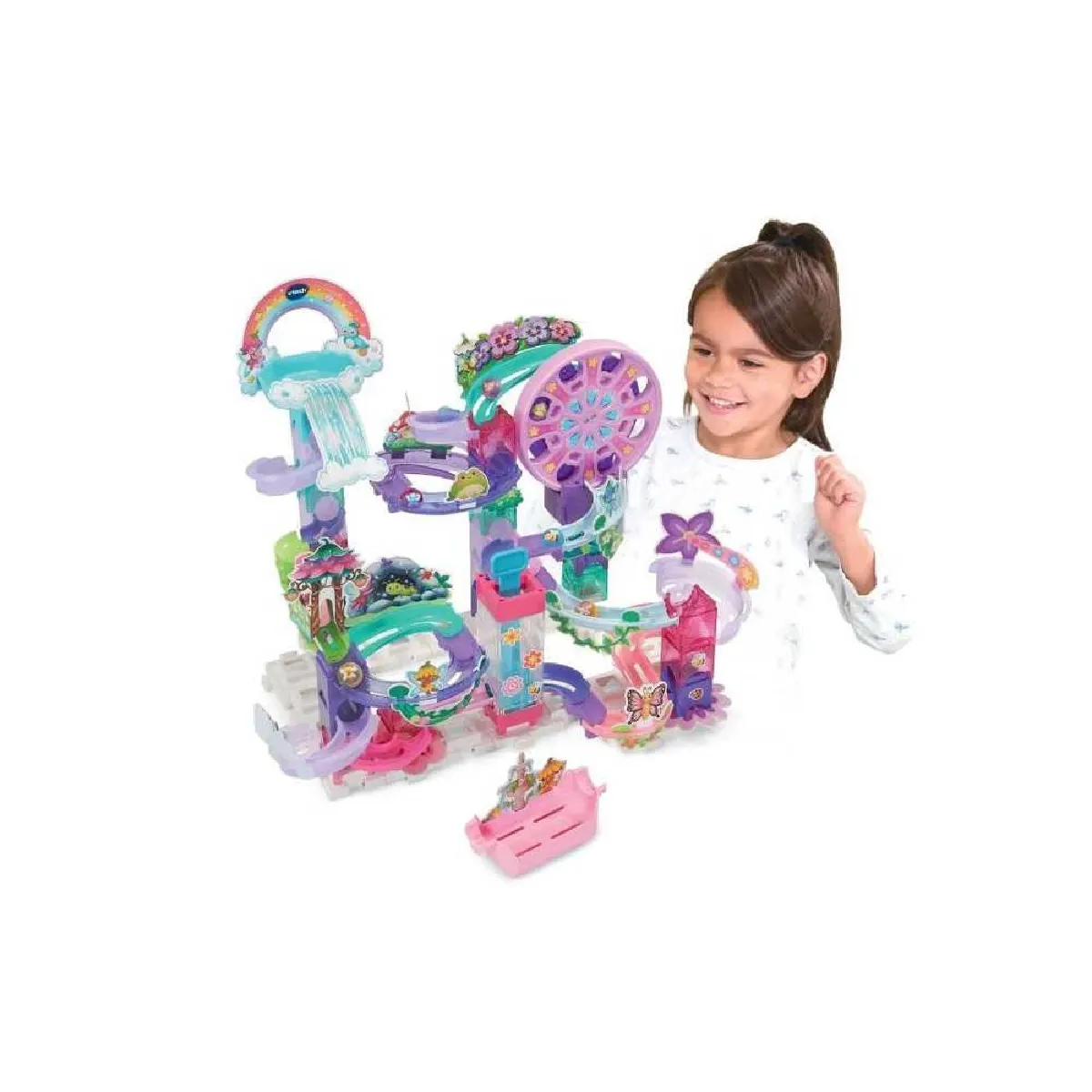 M500E Circuit à billes 96 pièces Fairy Garden multicolore