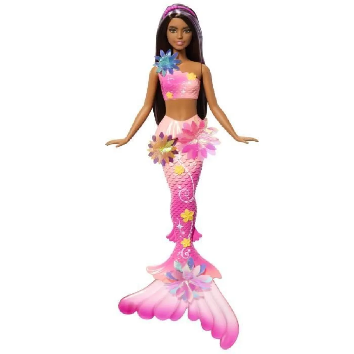 Barbie poupée sirène Fleur Magique