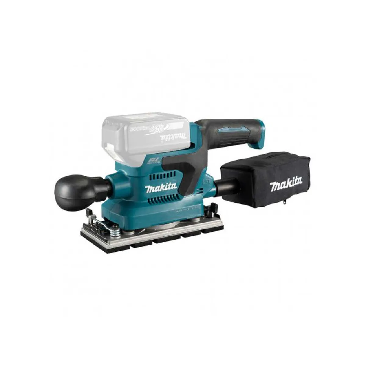 Makita DBO382Z Ponceuse à feuille abrasive 12000 trmin - vue 2