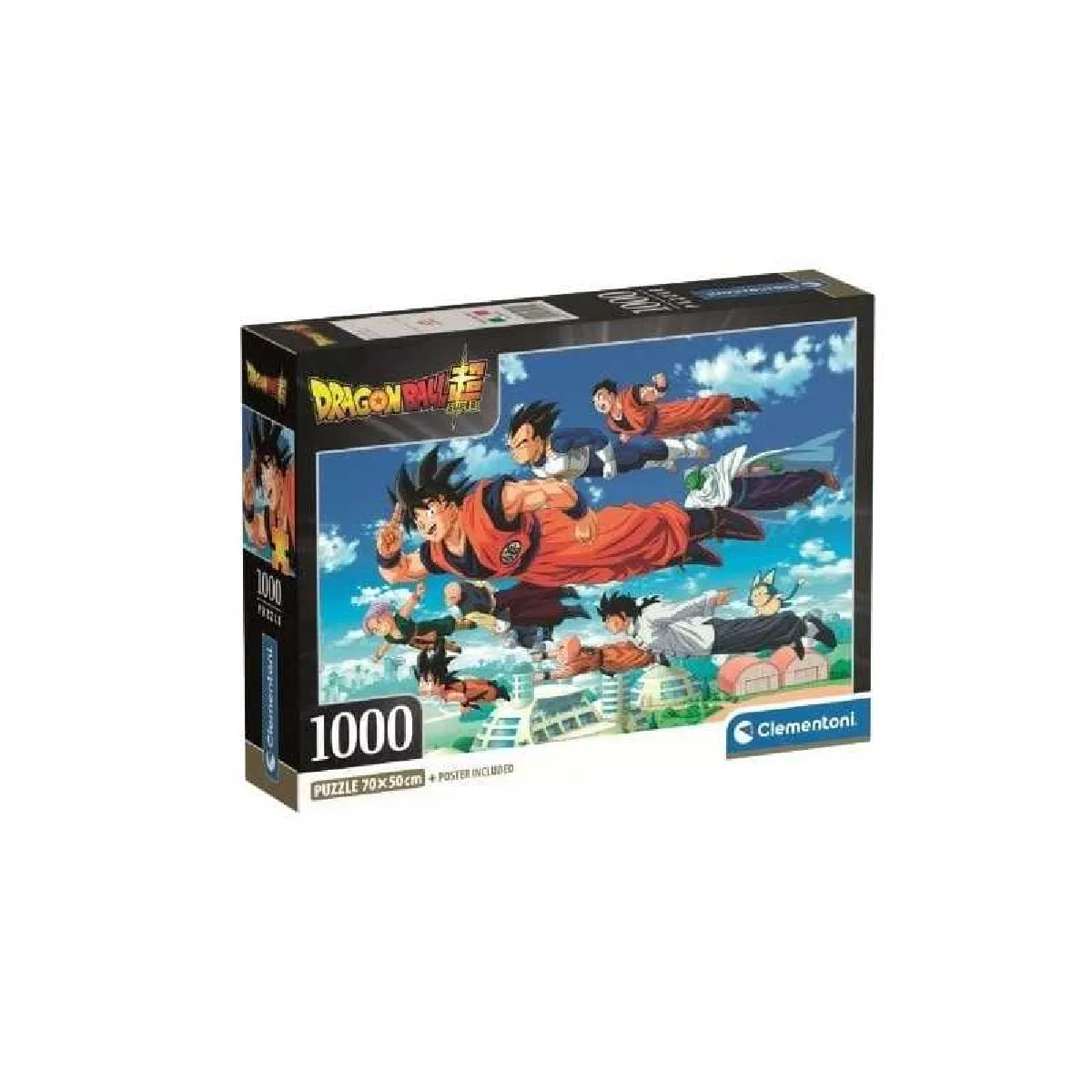 Puzzle Compact 1000 pièces : Dragon Ball Clementoni Puzzles - vue 10