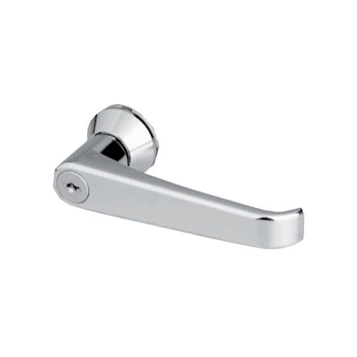 Ronis Poignée De Porte À Clé - Chromé
