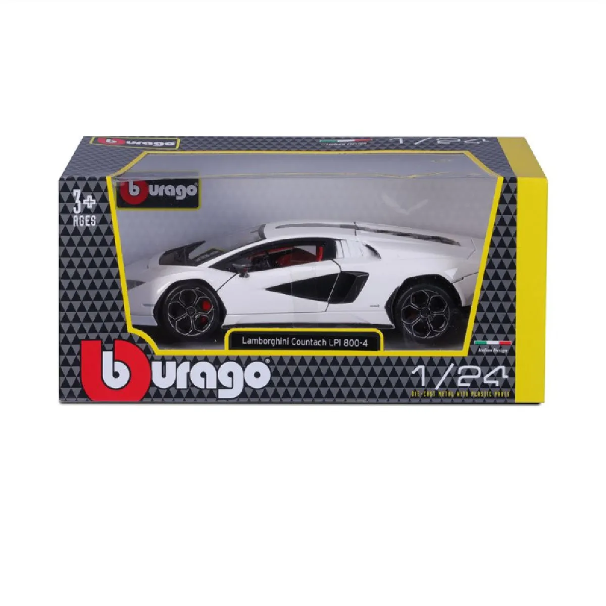 Bburago Blanc Voiture 1/24 Lamborghini Countach Lpi 800-4 - Image 4