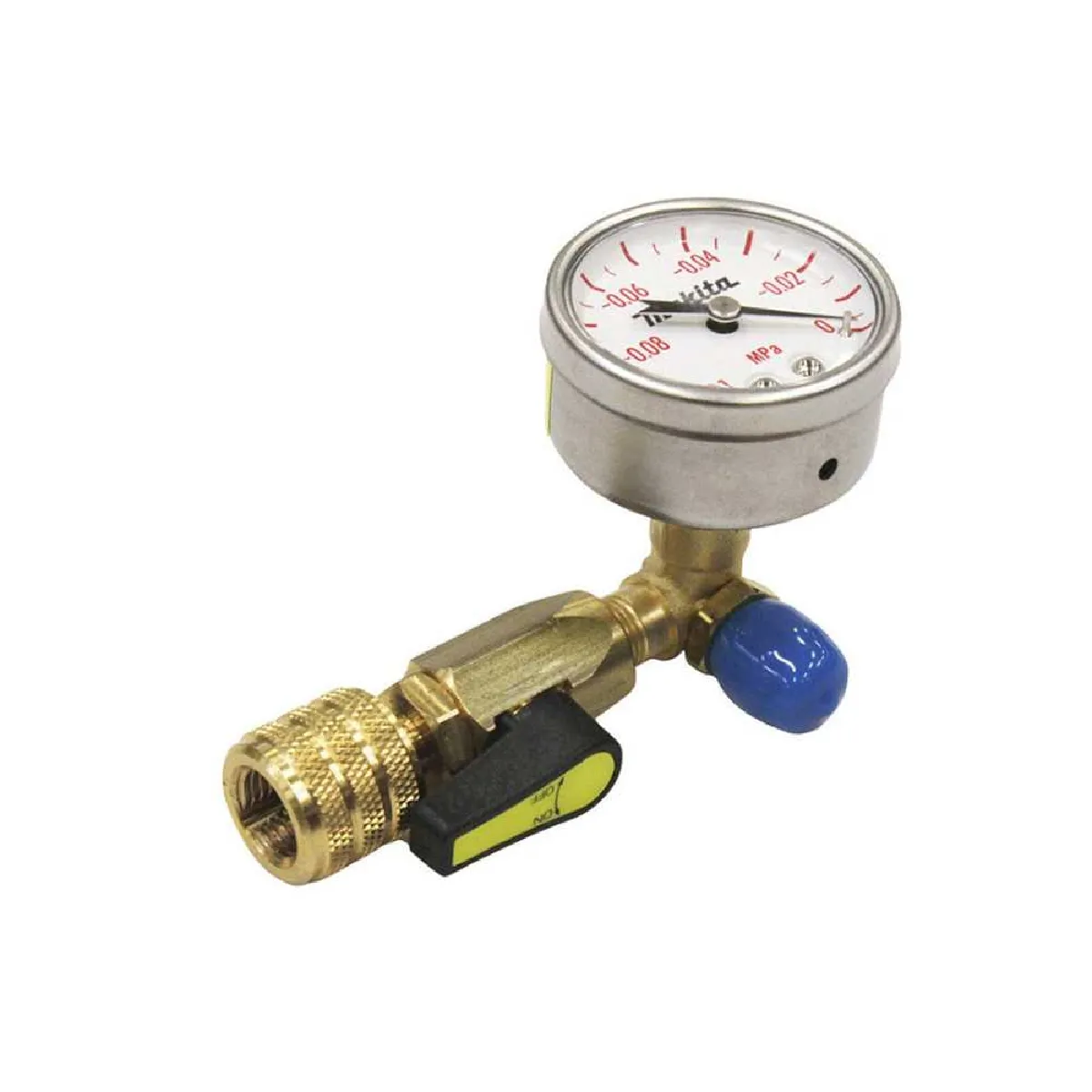 Vanne d'admission avec manomètre pour pompe à vide DVP180 Makita AS0VP051MK - vue 2