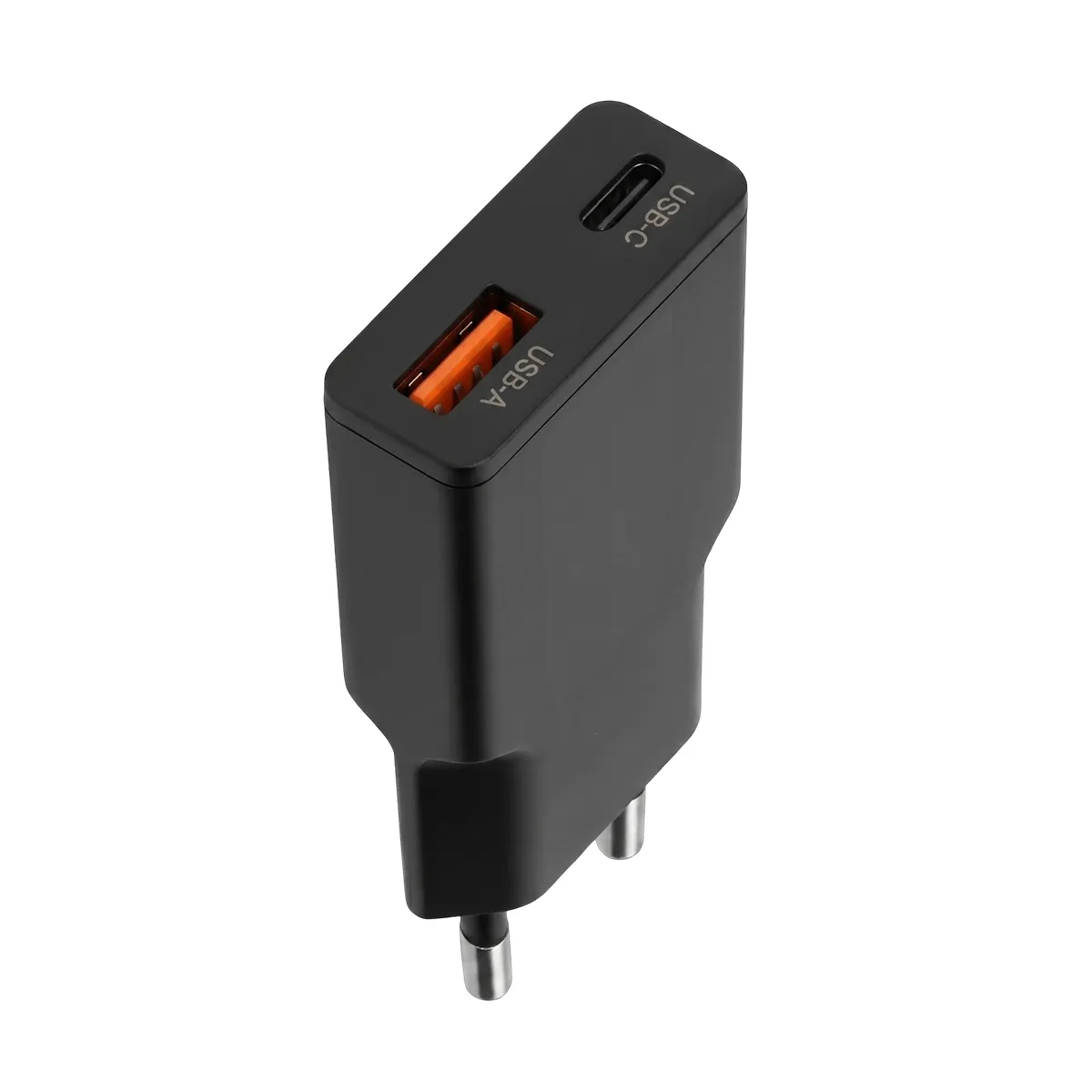 Nedis Noir Chargeur Secteur Gan 30W Usb-C Power Delivery Et Usb-A