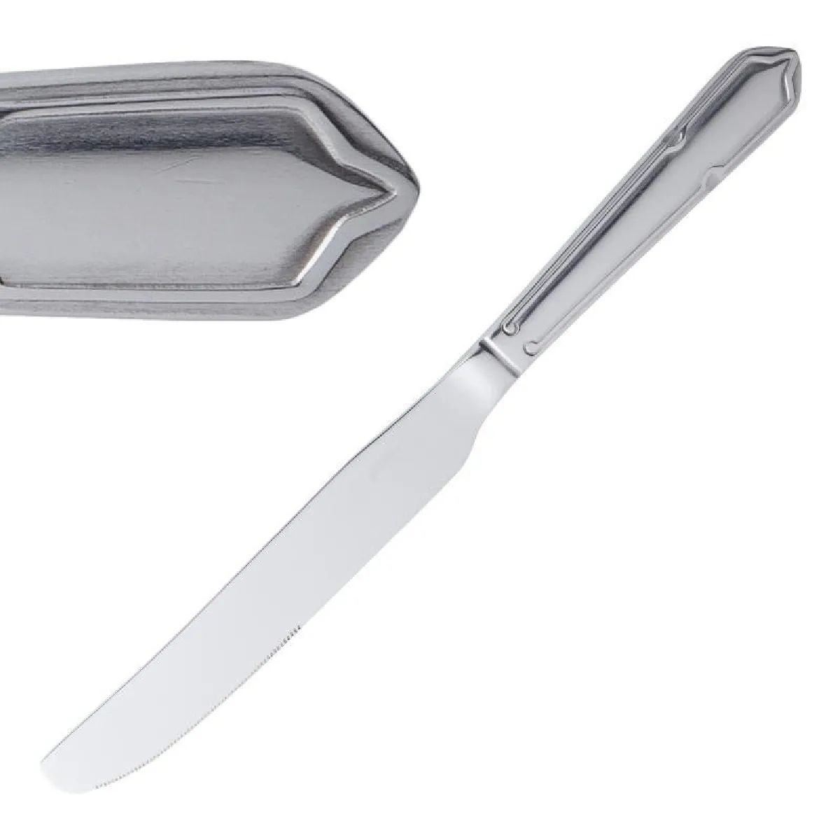 Couteau de Table Manche Plein Dubarry Lot de 12 Olympia
